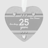 Cadeau anniversaire 25 ans avec nom et date (dos)