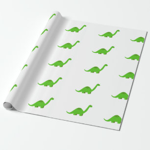 Cadeau Anniversaire de papier d'emballage de dinosaure