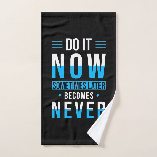 Cadeau Anniversaire Faites-le maintenant (Serviette à main)