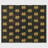 Cadeau Anniversaire Neon 65 Connexion papier d'enrobage d (Plat)