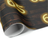 Cadeau Anniversaire Neon 65 Connexion papier d'enrobage d (Coin rond)
