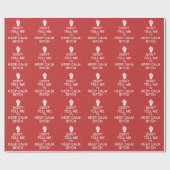 Cadeau Anti - Conserver le papier d'emballage calme (Plat)