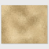 Cadeau Antique Gold Foil Style 3 Wrapper Papier Rouleau (Plat)