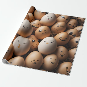 Cadeau Antiques d'oeufs - Papier d'enveloppement