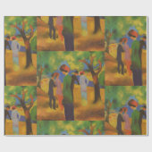 Cadeau Août Macke Lady dans un papier d'enveloppement de  (Plat)