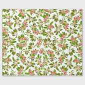 Cadeau Apple rose fleurissent papier d'emballage de (Plat)