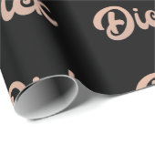 Cadeau Appuyer sur le papier d'emballage (Coin rond)