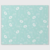 Cadeau Aqua Seas et papier d'enveloppement de salutations (Plat)