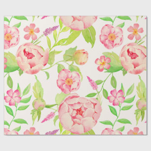 Cadeau Aquarelle classique poitrine rose papier d'envelop