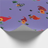 Cadeau Aquarelle de champignons Papier d'enveloppement (Coin)