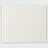 Cadeau Aquarelle douce papier d'enveloppement floral (Plat)