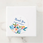 Cadeau Aquarelle Hydrangea Merci Favoriser les étiquettes (En situation)