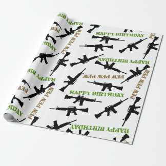 Cadeau AR-15 Papier à enveloppement pour anniversaire à t