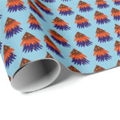 Cadeau Arbre de Noël multicolore - Papier d'enveloppement (Coin rond)