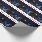 Cadeau Arbre national de Noël - papier d'emballage (Coin)