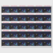 Cadeau Arbre national de Noël - papier d'emballage (Plat)