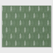 Cadeau Arbres de Noël Papier d'enveloppement de Noël (Plat)