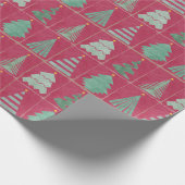 Cadeau Arbres de Noël sur papier boucher (Coin)