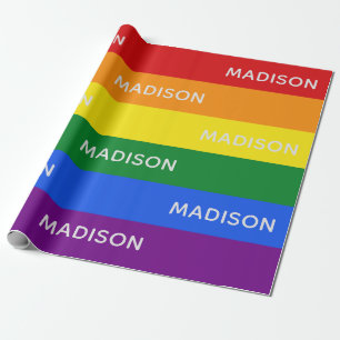 Cadeau Arc-en-ciel - Drapeau personnalisé - papier d'emba