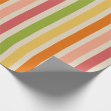 Arc en ciel Sherbet papier d'enveloppement Vintage