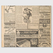 Cadeau Arrière - plan papier usagé. Pages de vieux journa (Plat)