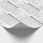 Cadeau Article du papier d'enveloppement d'empiétement (Coin)