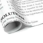 Cadeau Article du papier d'enveloppement d'empiétement (Coin rond)