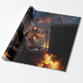 Cadeau Ascendant d'épée - Papier d'enveloppement (Déroulé)
