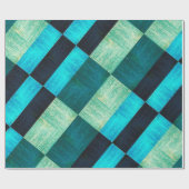 Cadeau Aspect texturé du papier d'emballage en bois (Plat)