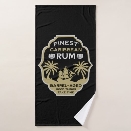 Cadeau au rhum Drinker (Serviette de bain)