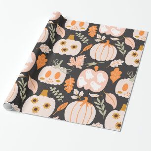Cadeau Automne Citrouille Fantôme Squelette Papier d'enve