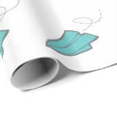 Cadeau Avion de papier (Coin rond)