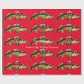 Cadeau "Ayez un Jolly Walleye Christmas" Papier à envelop (Plat)