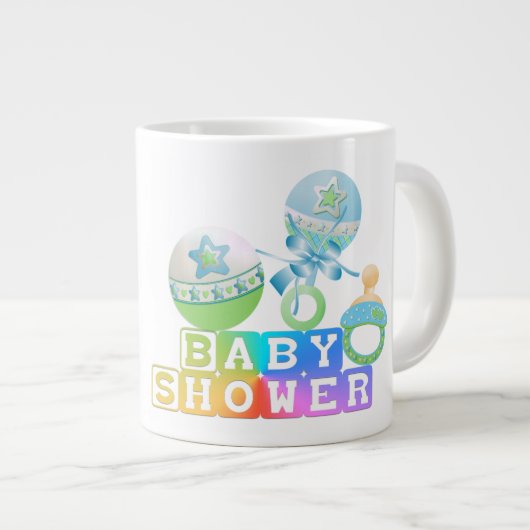 Cadeau baby shower - Jumbo Mug (Devant droit)
