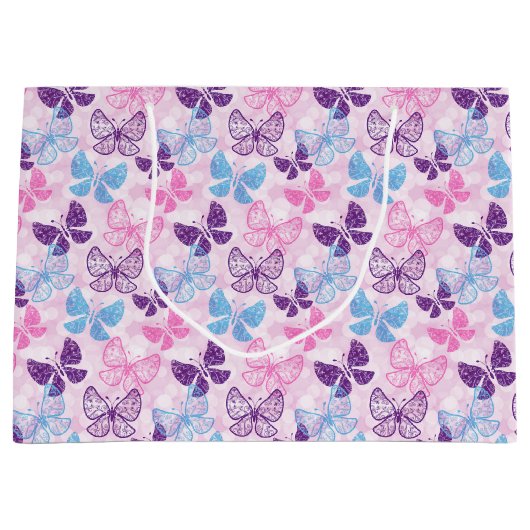 Cadeau Bag-Vlinders Groot Cadeauzakje (Voorkant)