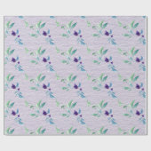 Cadeau Baies violettes sur papier à texture rugueuse lava (Plat)