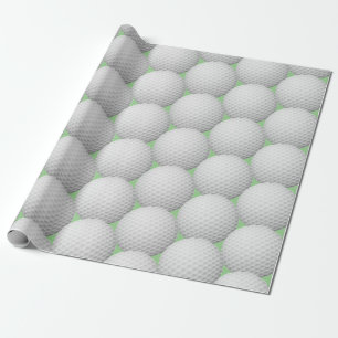 Cadeau Balls de golf Résumé Design Enveloppement Papier R