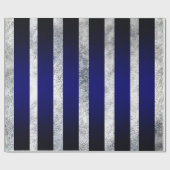 Cadeau Bande bleue Papier à envelopper Conception dépoli (Plat)
