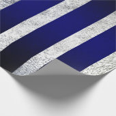 Cadeau Bande bleue Papier à envelopper Conception dépoli (Coin)