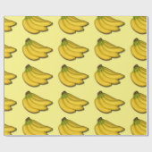 Cadeau Bande de bananes papier à envelopper (Plat)