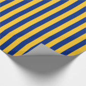 Cadeau Bandes de papier jaune et bleu (Coin)