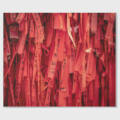 Cadeau Bandes de papier rouge (Plat)