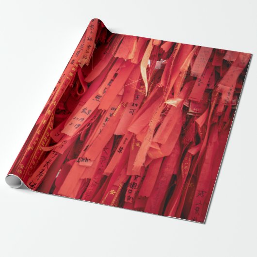 Cadeau Bandes de papier rouge (Déroulé)