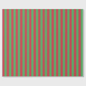 Cadeau Bandes de papier rouge et vert (Plat)