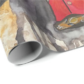 Cadeau Baron Samedi Enveloppement Papier (Coin rond)