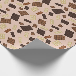 Cadeau Bars à chocolat délicieux enveloppant du papier