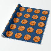 Cadeau Basket-ball classique Sport Anniversaire Papier (Déroulé)