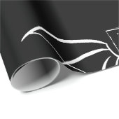 Cadeau Bat Wing Joyeux Noël Papier d'enveloppement de liv (Coin rond)