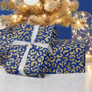 Cadeau Beau papier d'enveloppement de Noël Empreinte de l