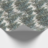 Cadeau Beau Scotch Pine Tree Festive Wrapping Papier (Coin)